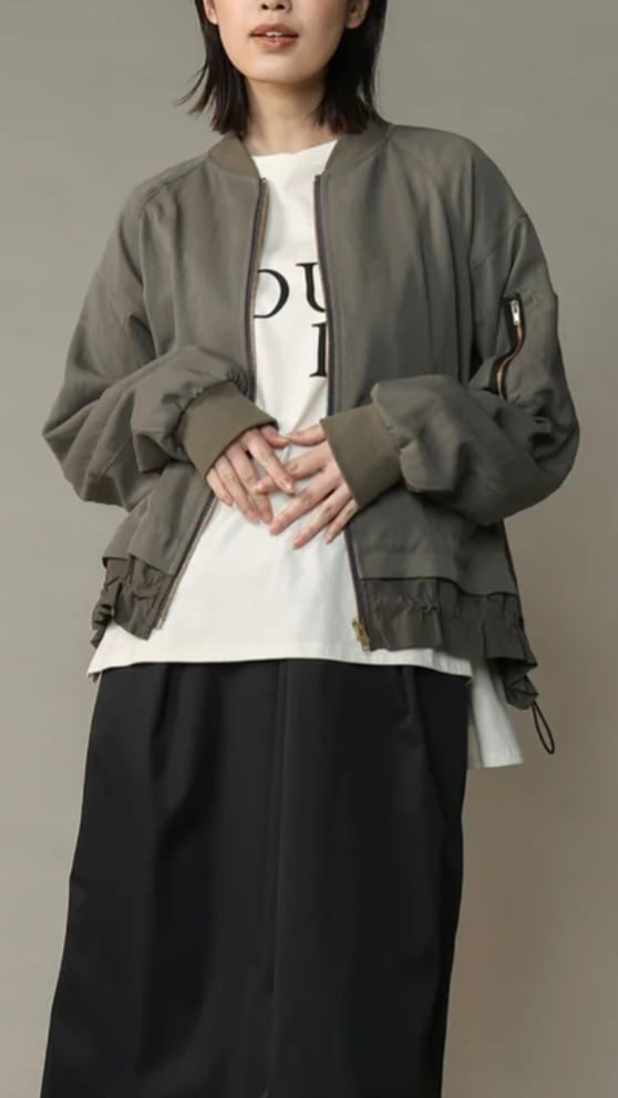 k＿＿06様 専用 STOF 山肌コラージュキルトブルゾン ma-1 楽天市場