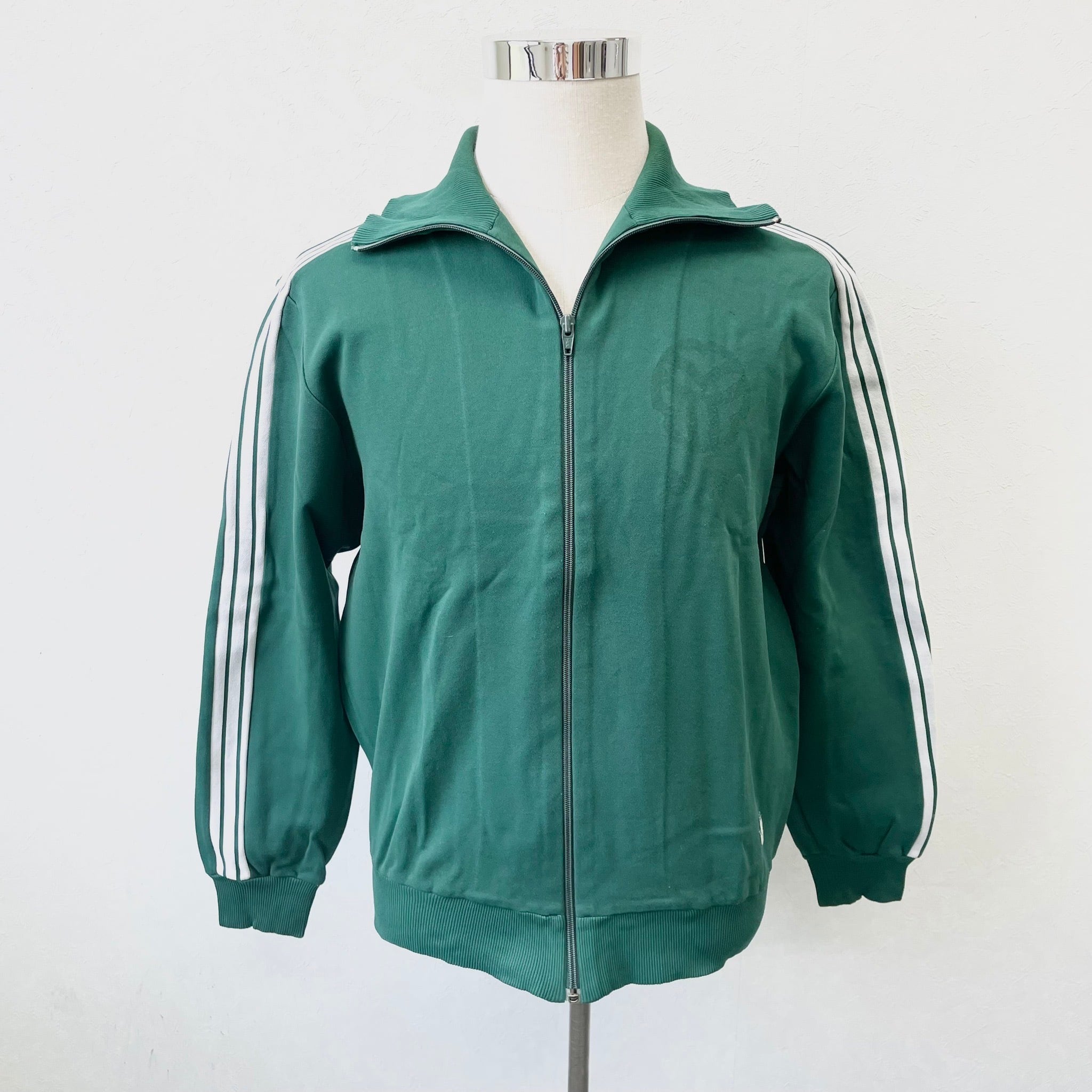 デサント製】レア アディダス トラックジャケット 刺繡トレフォイル