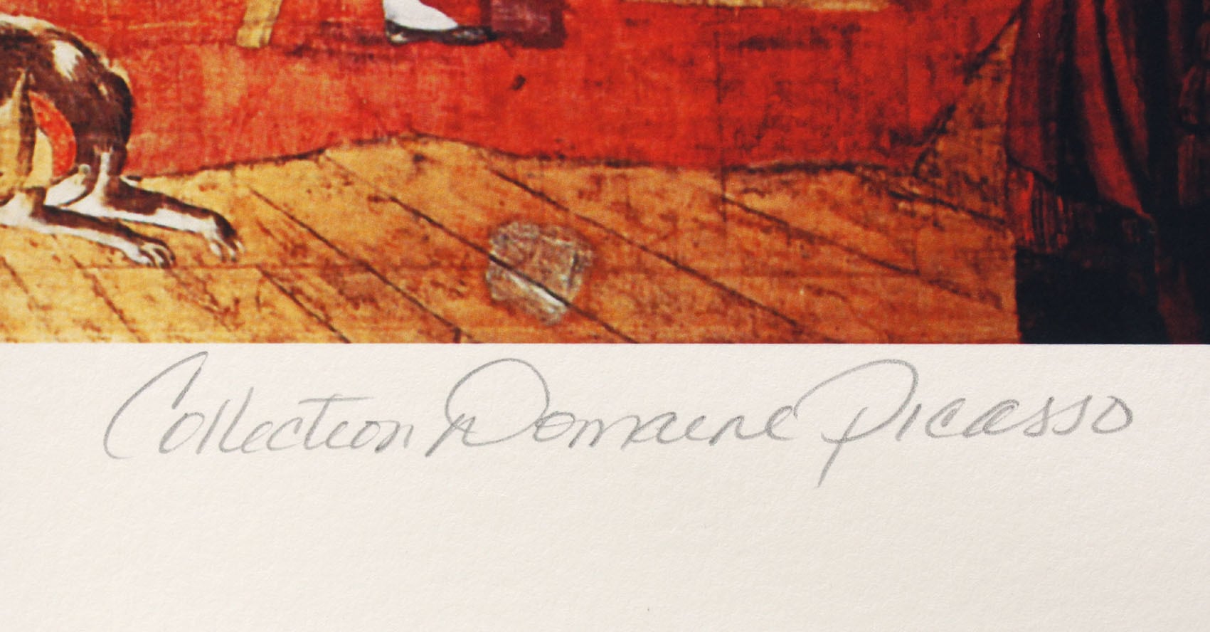 パブロ ピカソ「演劇」額縁4色選択可能 作品証明書 展示用フック 限定