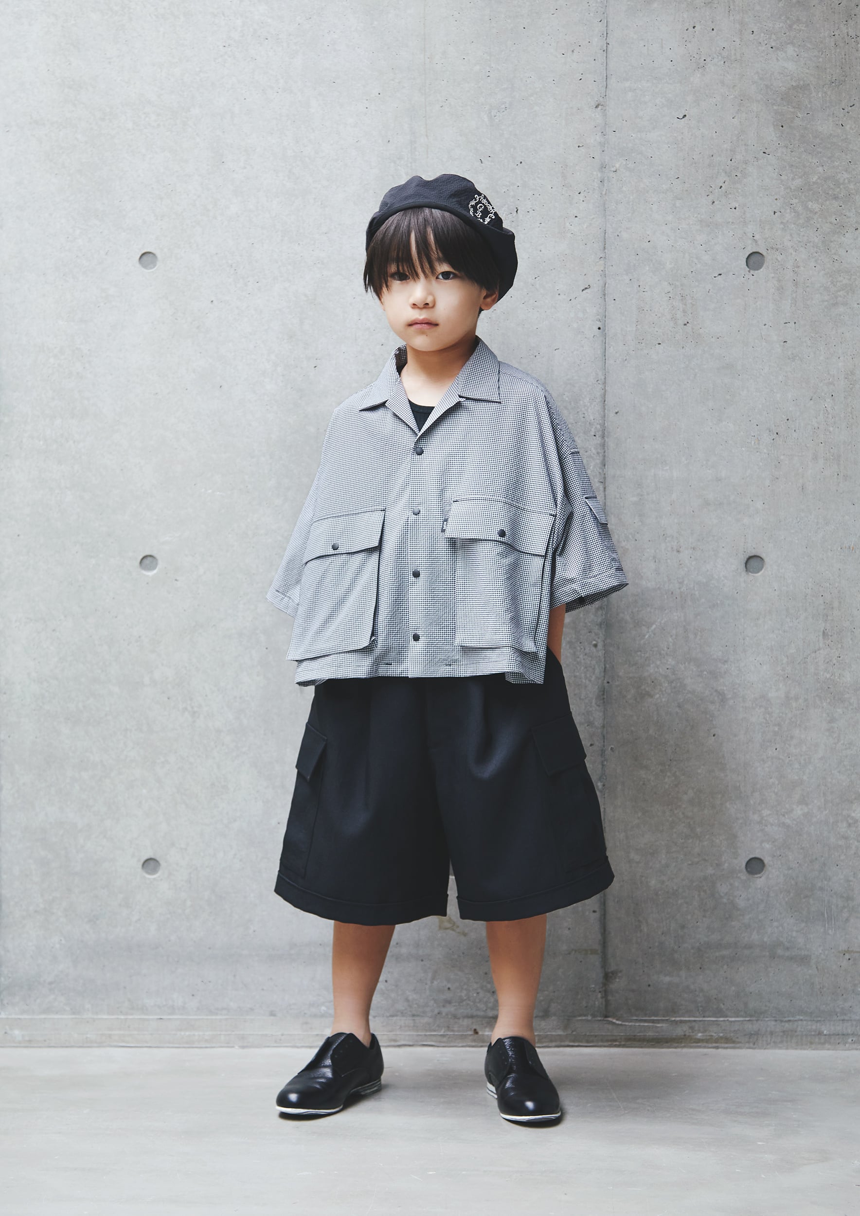 Detachable sleeve hunting shirt_L/XLサイズ | GRIS BLACK