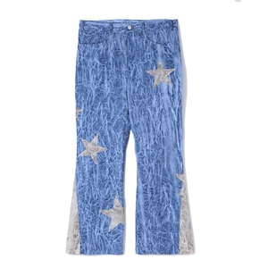 PLATEAU STUDIO 24SS Crease Dye Sta Pants (Blue)