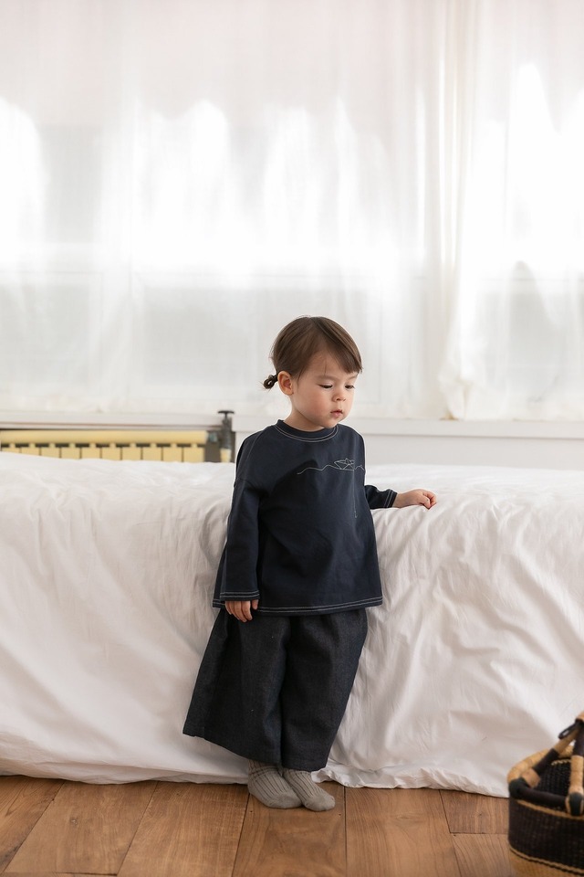 《予約》送料無料【oatmeal】Bono Denim Pants