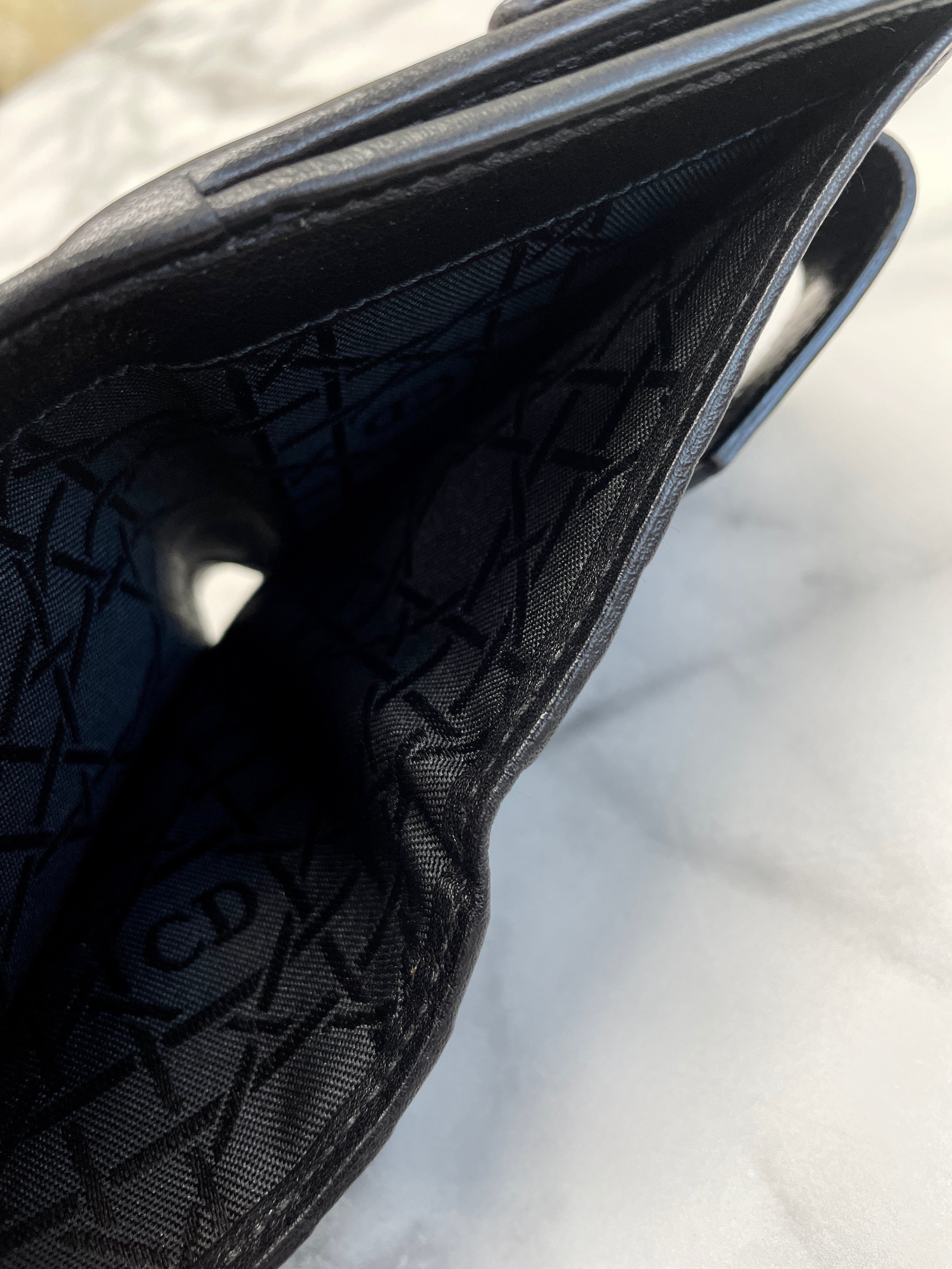 Christian Dior ディオール スタッズ カナージュ 二つ折り財布