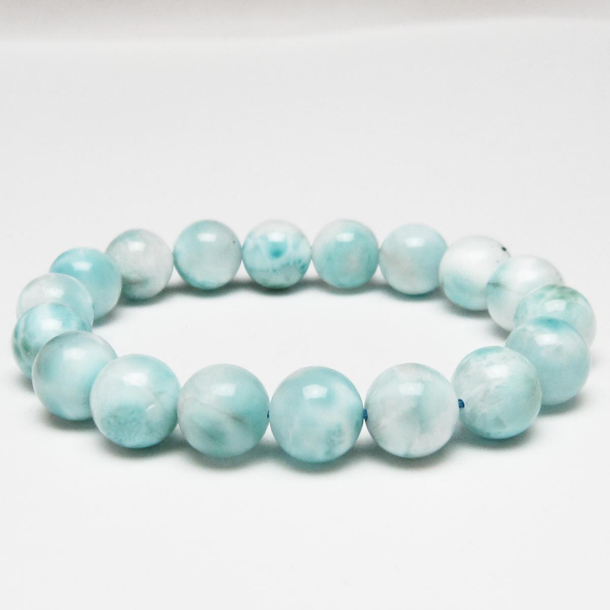 ラリマー ブレスレット 12mm 一点物 111-56486