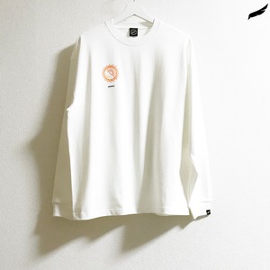 MAGNUM WEIGHT OVERSIZED GRAPHIC LONG-SLEEVE TEE  " White Sun "