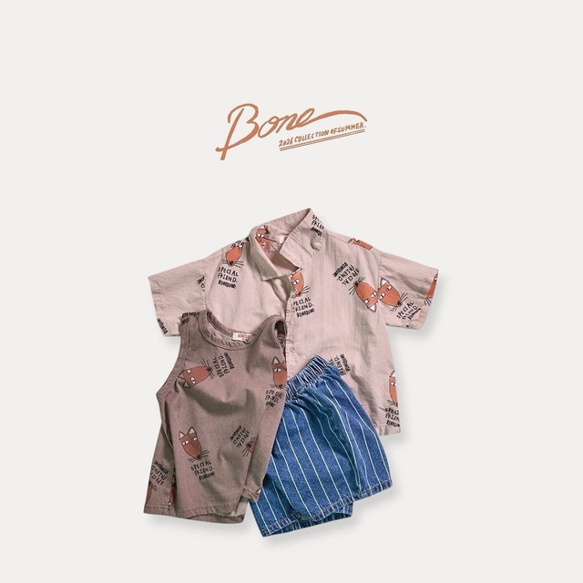 〚予約〛Foxcar shirt <kids><Jr><mom>