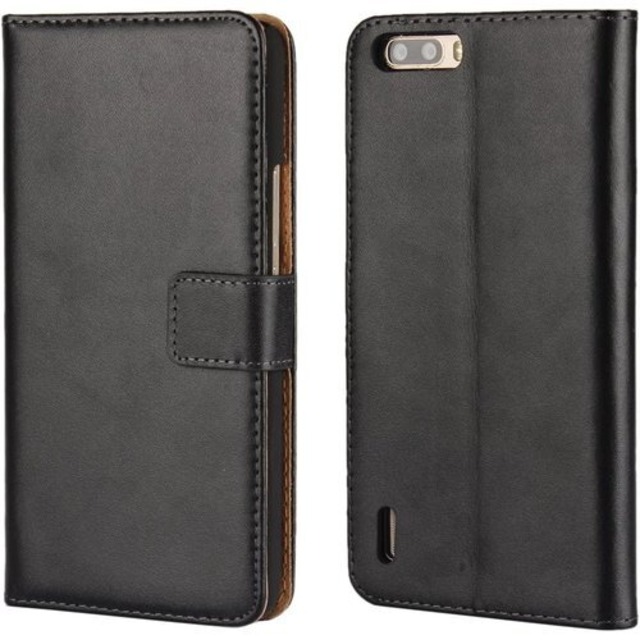 HUAWEI用 honor6 Plus ケース カバー ファーウェイ honor 6 Plus 6プラス スマホ ケース ファーウェイ honor 6 プラス honor6+ honor 6+ カバー 手帳型 携帯カバー カードポケット スタンド機能 マグネット式 軽量 シンプル ベルト付き ブラック 27