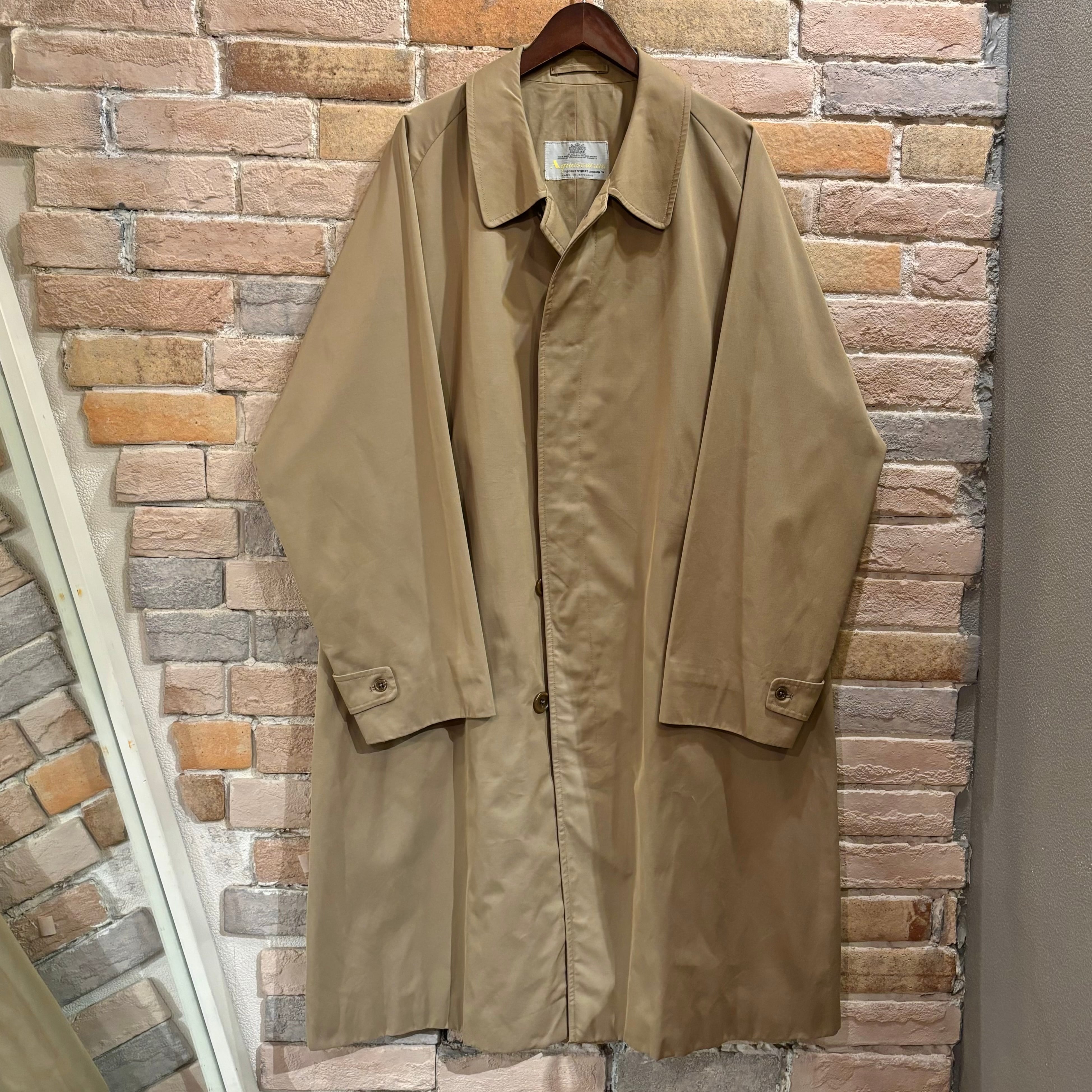 Aquascutum 1枚袖 コットン100% 玉虫色 背中、袖裏共地 70 