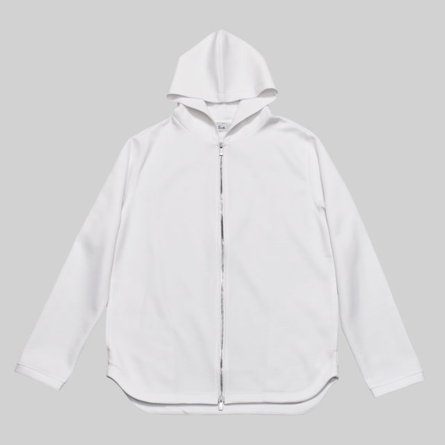 ユースフルドレスジップパーカー / Useful Dress Zip Hoodie #WHITE