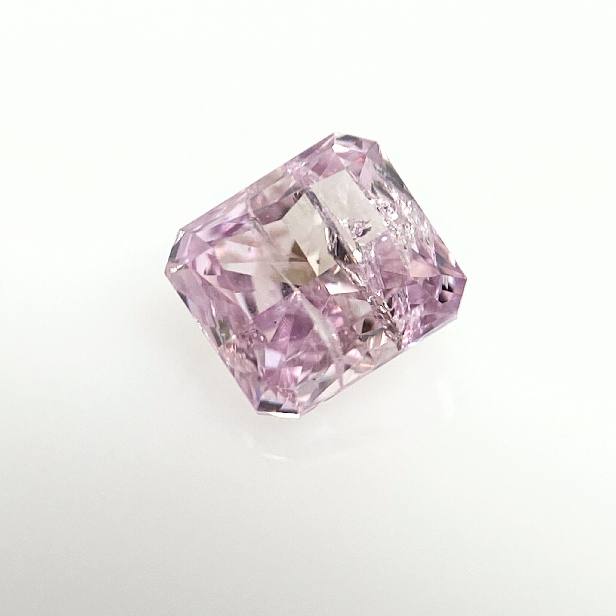 0.043ct F.Pu-ish.PINK,SI2 ピンクダイヤモンドルース-