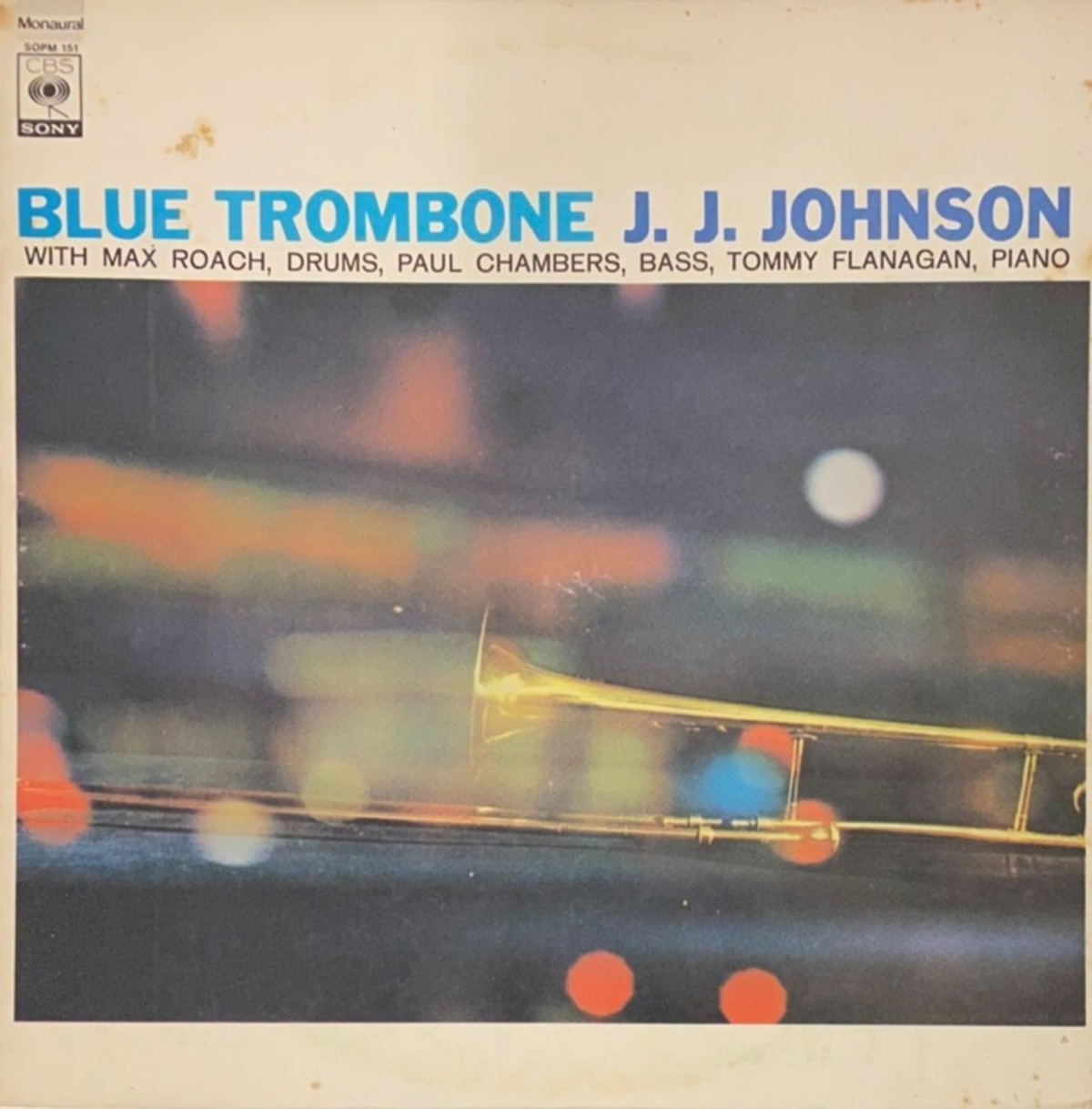 J.J. Johnson ‎ Blue Trombone FISH FOR RECORDS