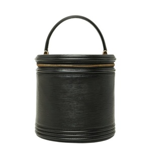 ルイ ヴィトン エピ カンヌ バニティバッグ ハンドバッグ M48032 ノワール ブラック レザー レディース LOUIS VUITTON 中古