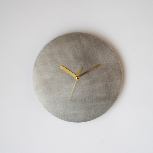 【受注製作】壁掛け時計 ＜タイプ1-200＞ / ステンレス　minimal wall clock <type1-200> / stainless