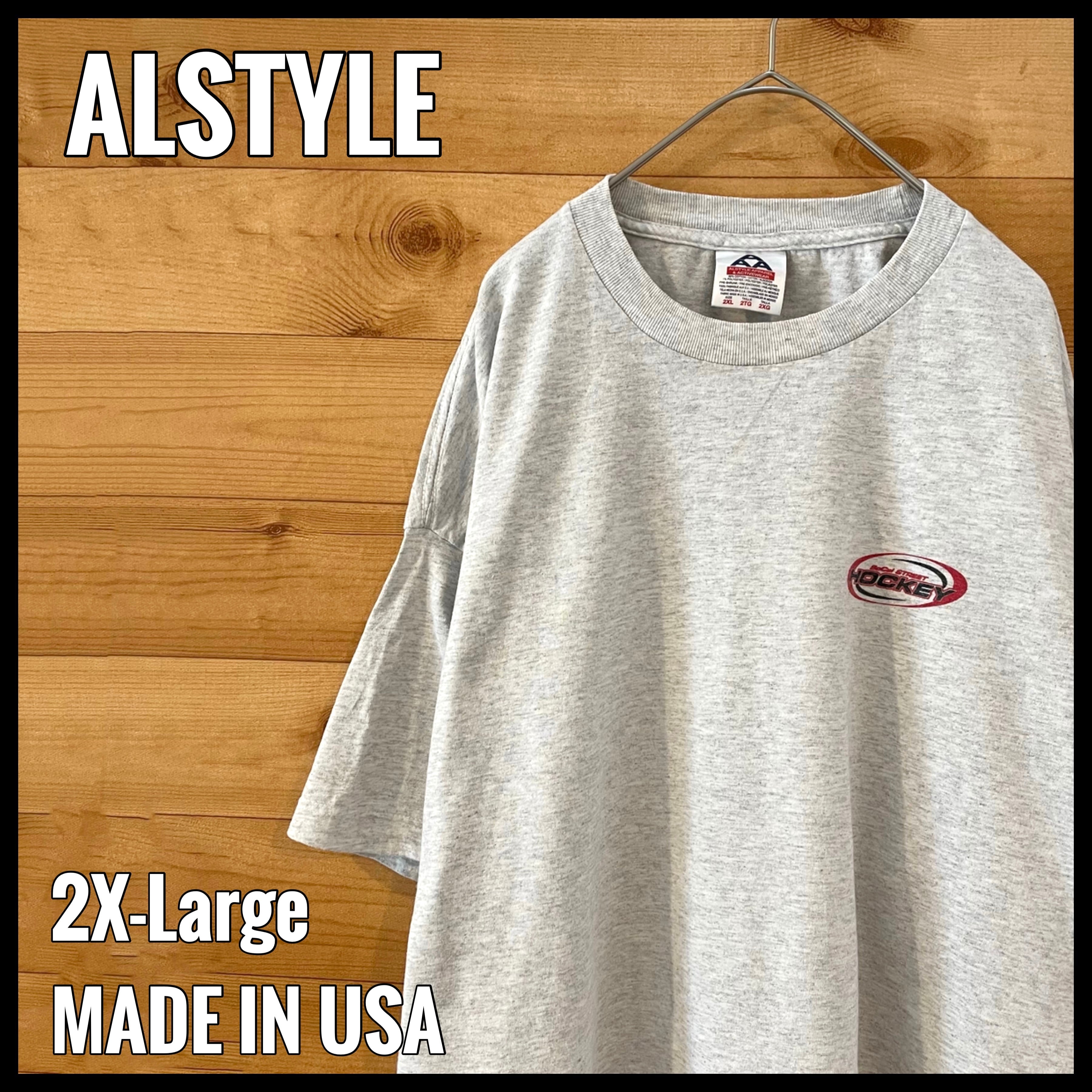 ALSTYLE】90s USA製 半袖 Tシャツ ホッケークラブ ワンポイント バック ...