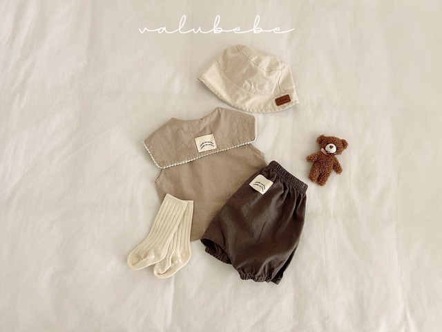 《予約》送料無料【valu bebe】Big Collar Blouse