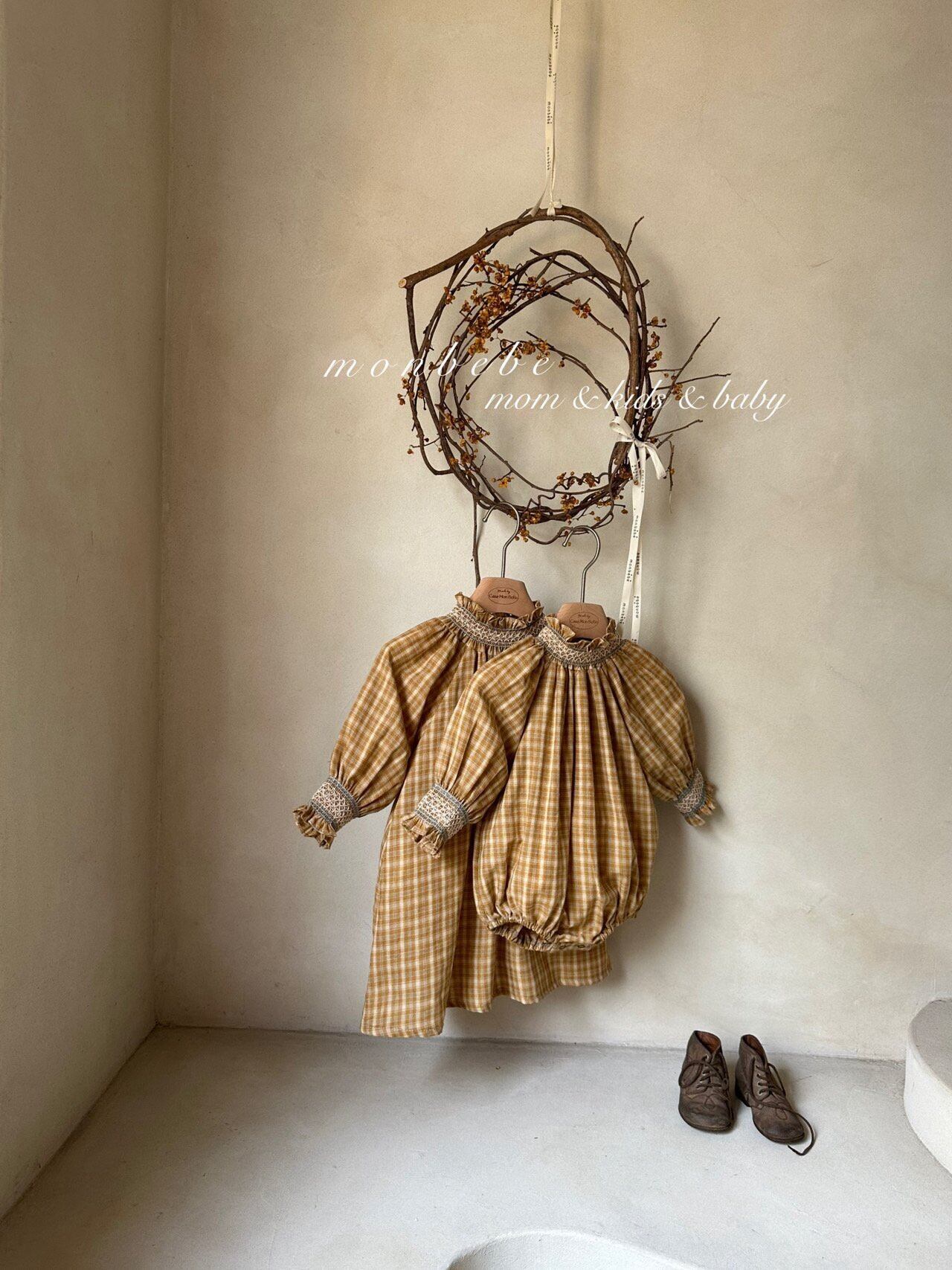 【即納】monbebe / マドレーヌチェックスーツ