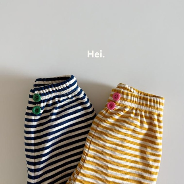 «予約»«Hei» ボーダージョガーパンツ 2colors