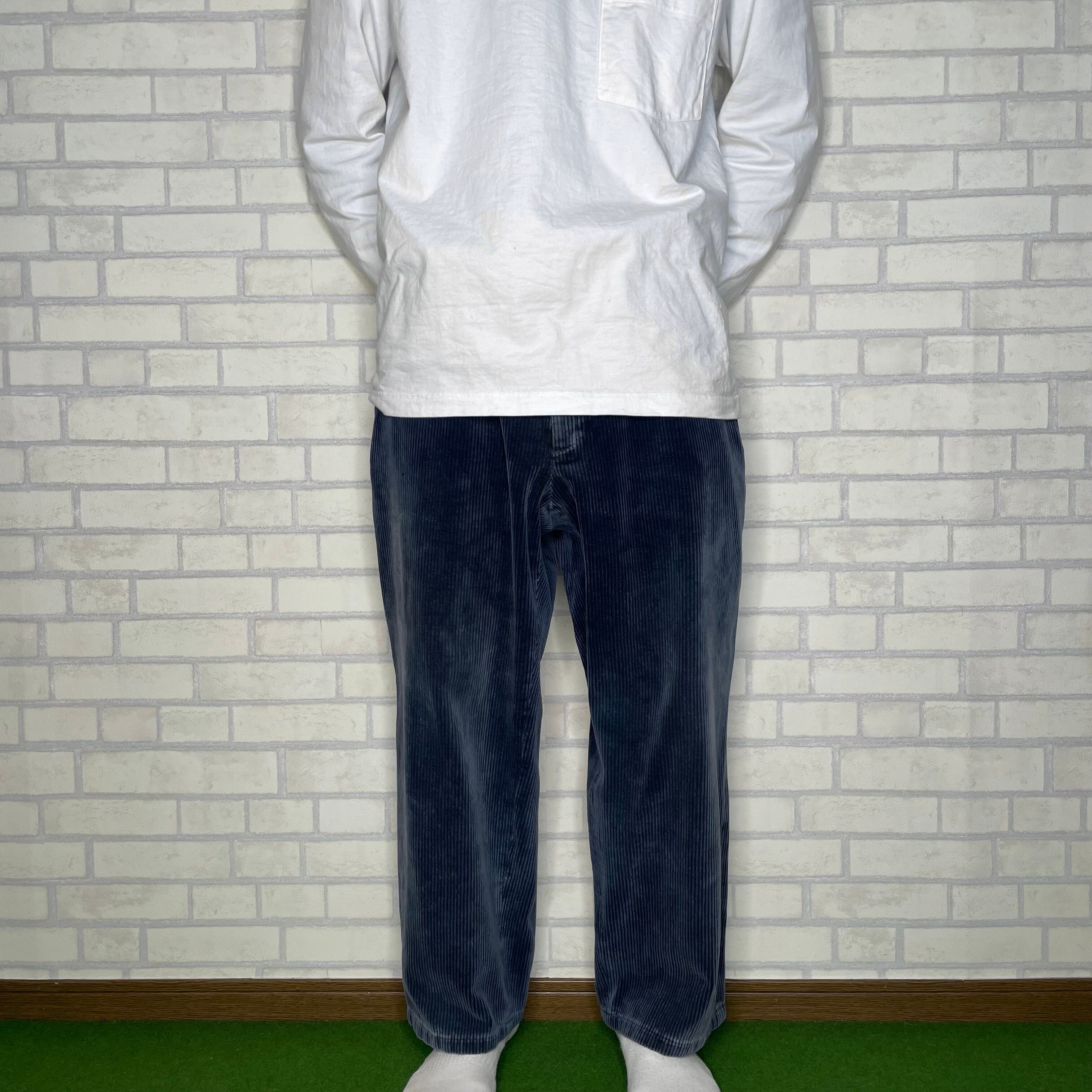 太畝】LIBERSTYL コーデュロイパンツ W40×L30 ネイビー 状態良好 