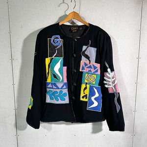 Allure Abstract Rayon Jacket, 1990s (India)