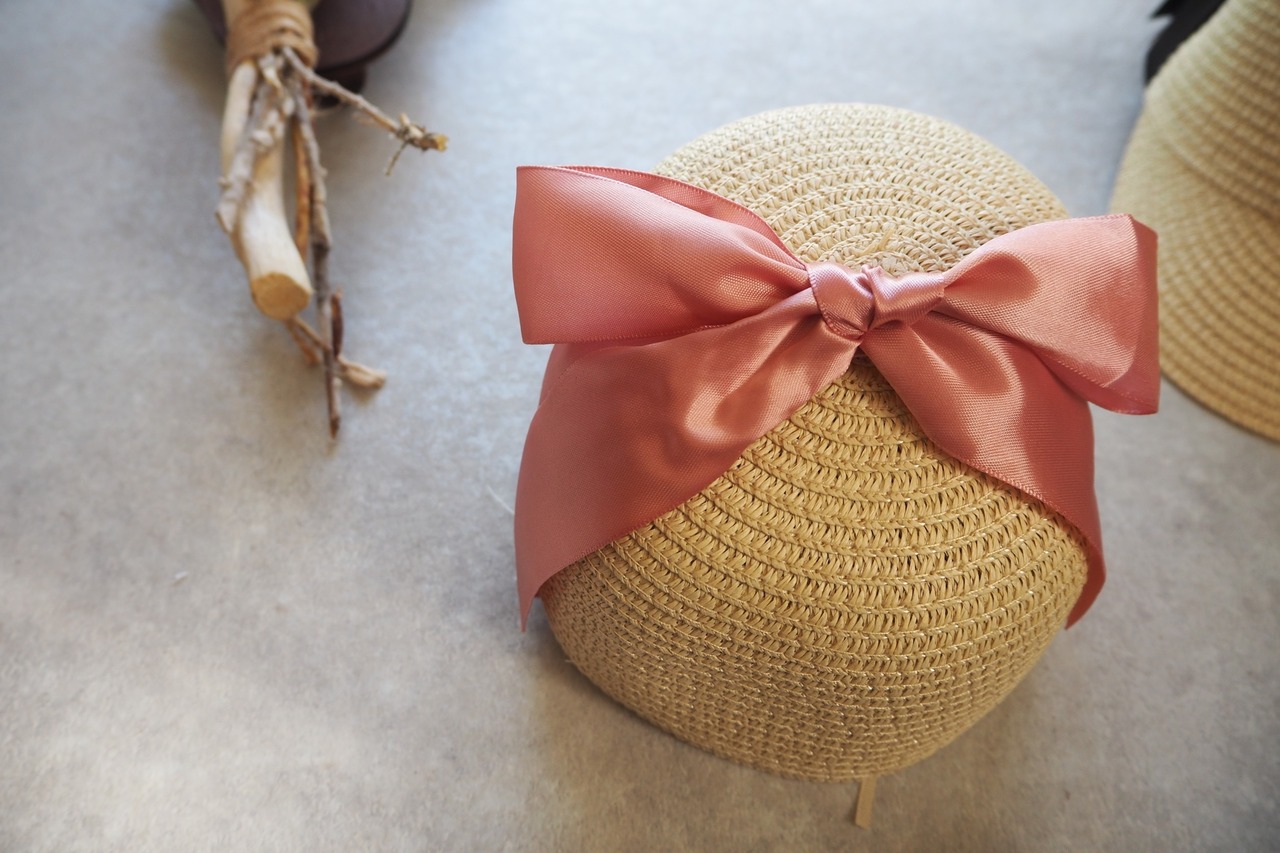 Ribbon straw hat - 4