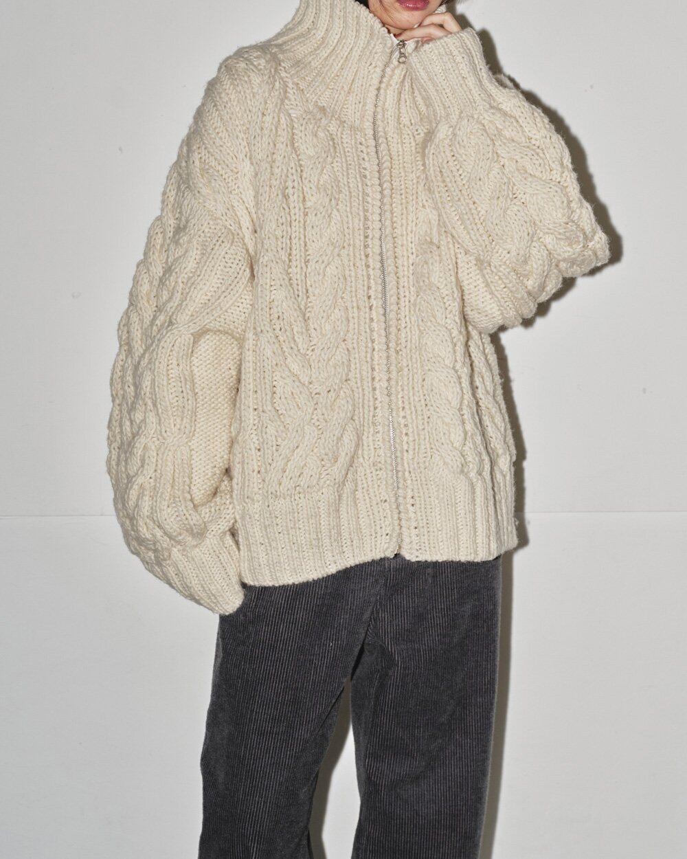 TODAYFUL Volume Handknit Cardigan ボリュームハンドニット  