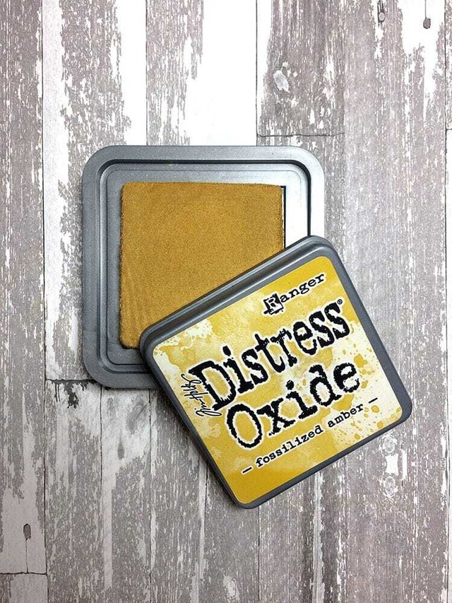 Tim Holtz　ディストレスオキサイドパッド（Fossilized Amber）　Distress Oxide Pad TDO55983【Tim Holtz（ティムホルツ）-Ranger】[TH-122h]
