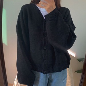 [CHARISH] pudding v knit cardigan (4color) 正規品 韓国ブランド 韓国通販 韓国代行 韓国ファッション タートルネック カーディガン (nb) bz20121302