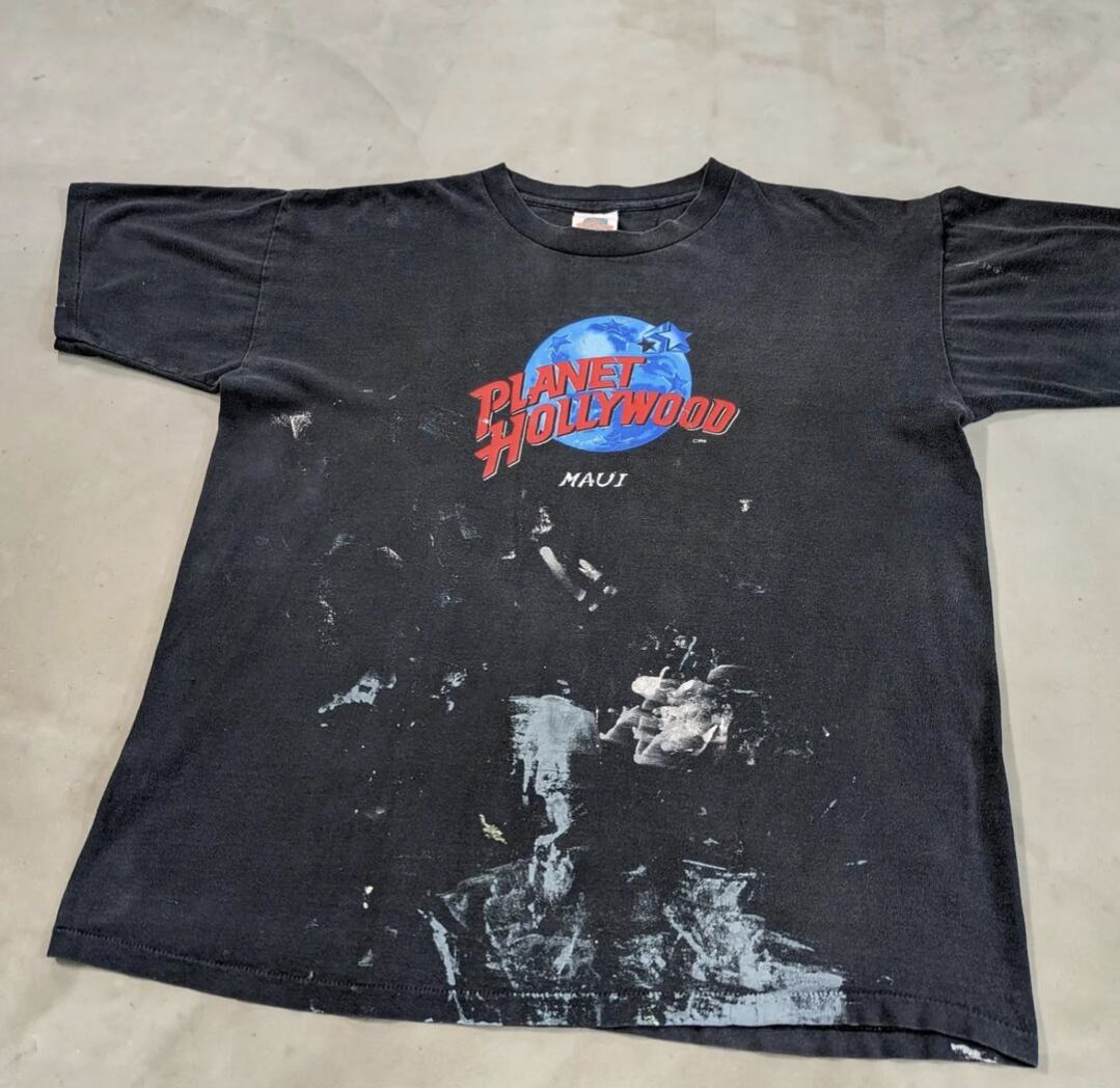 90s planet hollywood print tee 小岩店 | What'z up