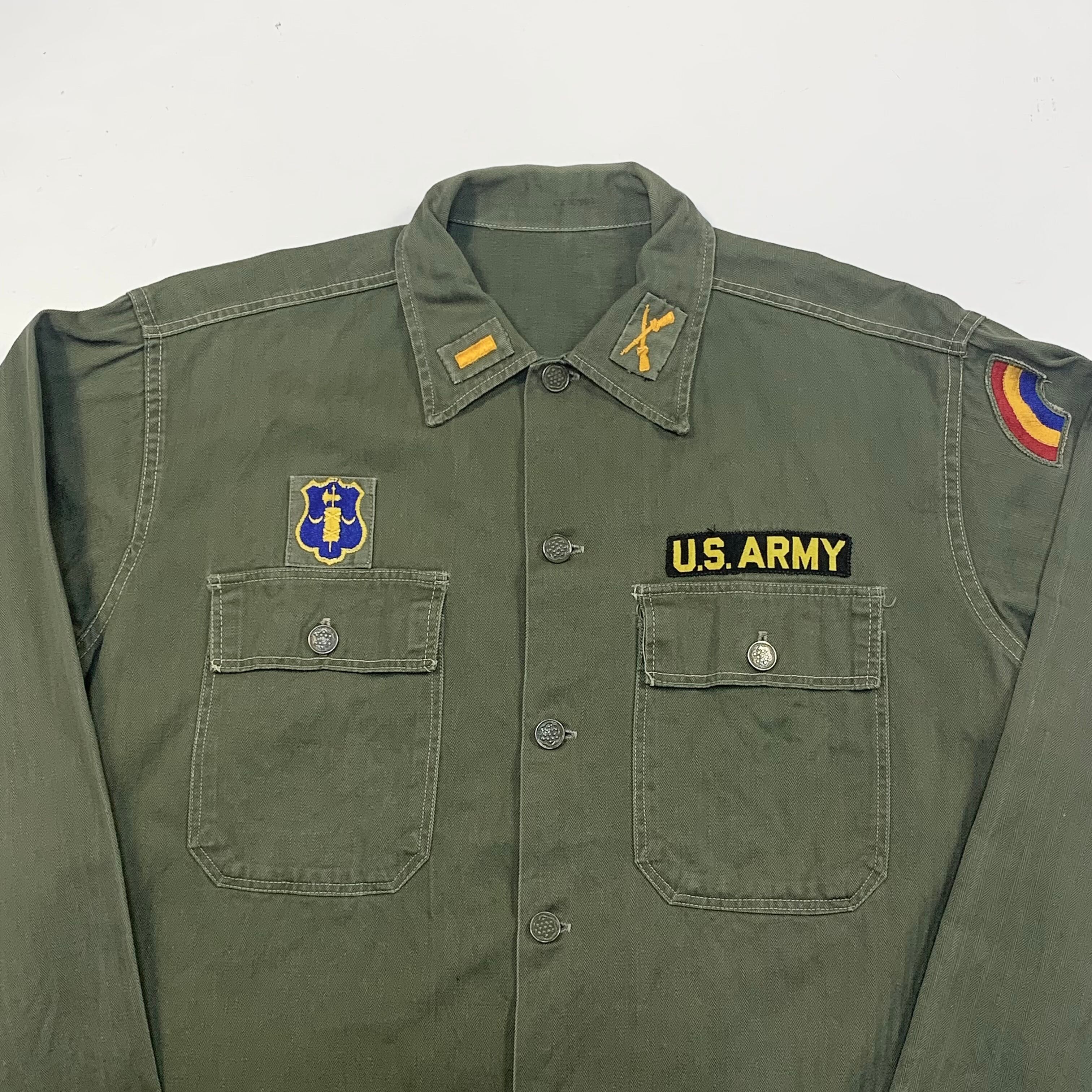 50s U.S. ARMY 13スターボタン HBT シャツジャケット ビンテージ