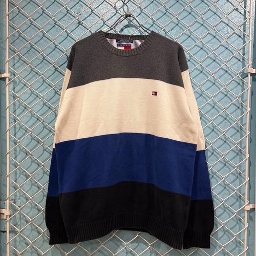 TOMMY HILFIGER - Striped Knit Sweater