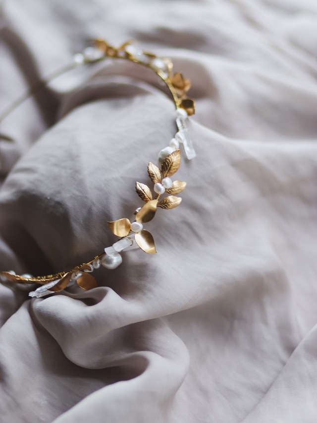 gold × pearl Ⅰ headband
