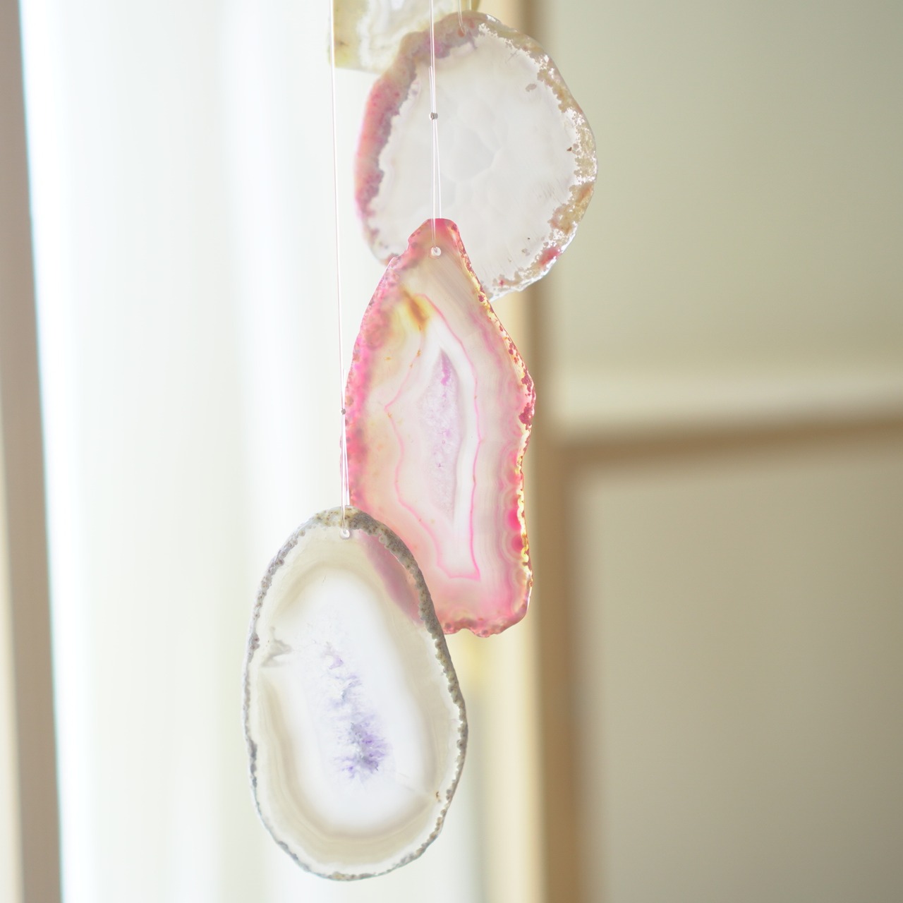 SAKURAMOCHI - アゲートヒーリングチャイム / Agate Sun Catcher Wind Chime 889