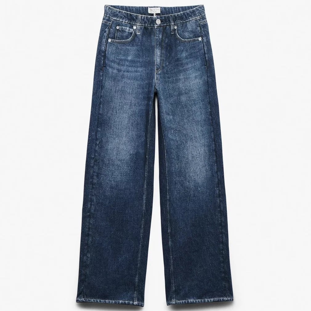 rag＆bone ミラマーワイドレッグ　デニムプリントパンツ rag＆bone ミラマーワイドレッグ デニムプリントパンツ 待望の再入荷