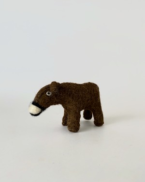 羊毛フェルトのクマ｜Wool Felt Bear