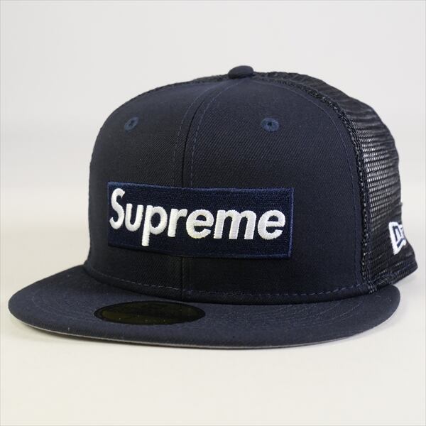 最安値 早い者勝ち supreme new era cap 3/8 navy-