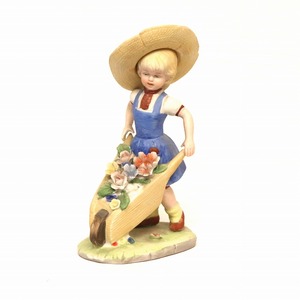 ガーデンオーナメント・少女・置物・人形・インテリア・雑貨・No.200216-43・梱包サイズ60