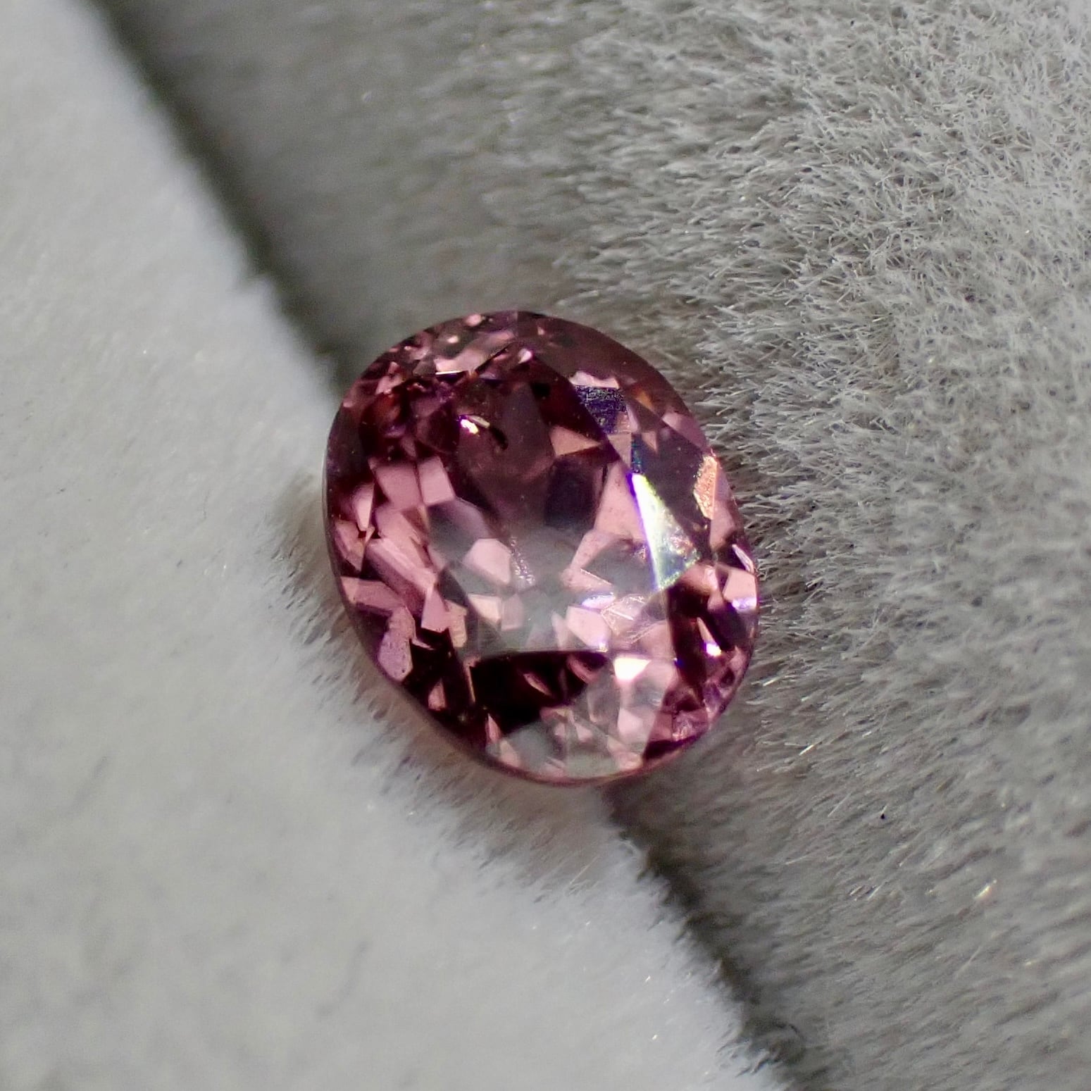 Red/Pink Zircon 4.8×3.9mm 0.56ct Cambodia | One Loose