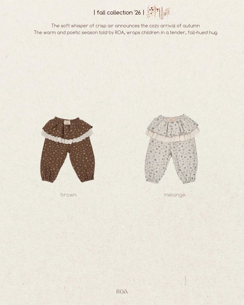 ROA［取寄］bongbong pants 26autumn