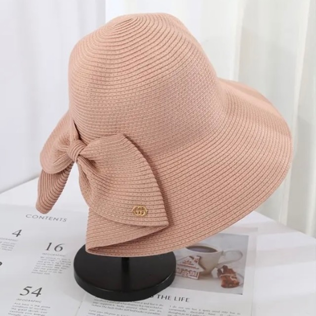 折りたたみ式リボンハット