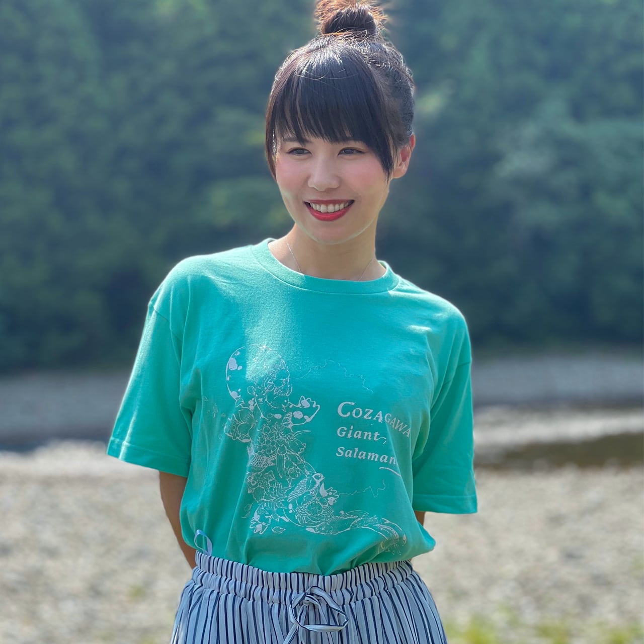 古座川オオサンショウウオTシャツ - COZAGAWA Giant Salamander