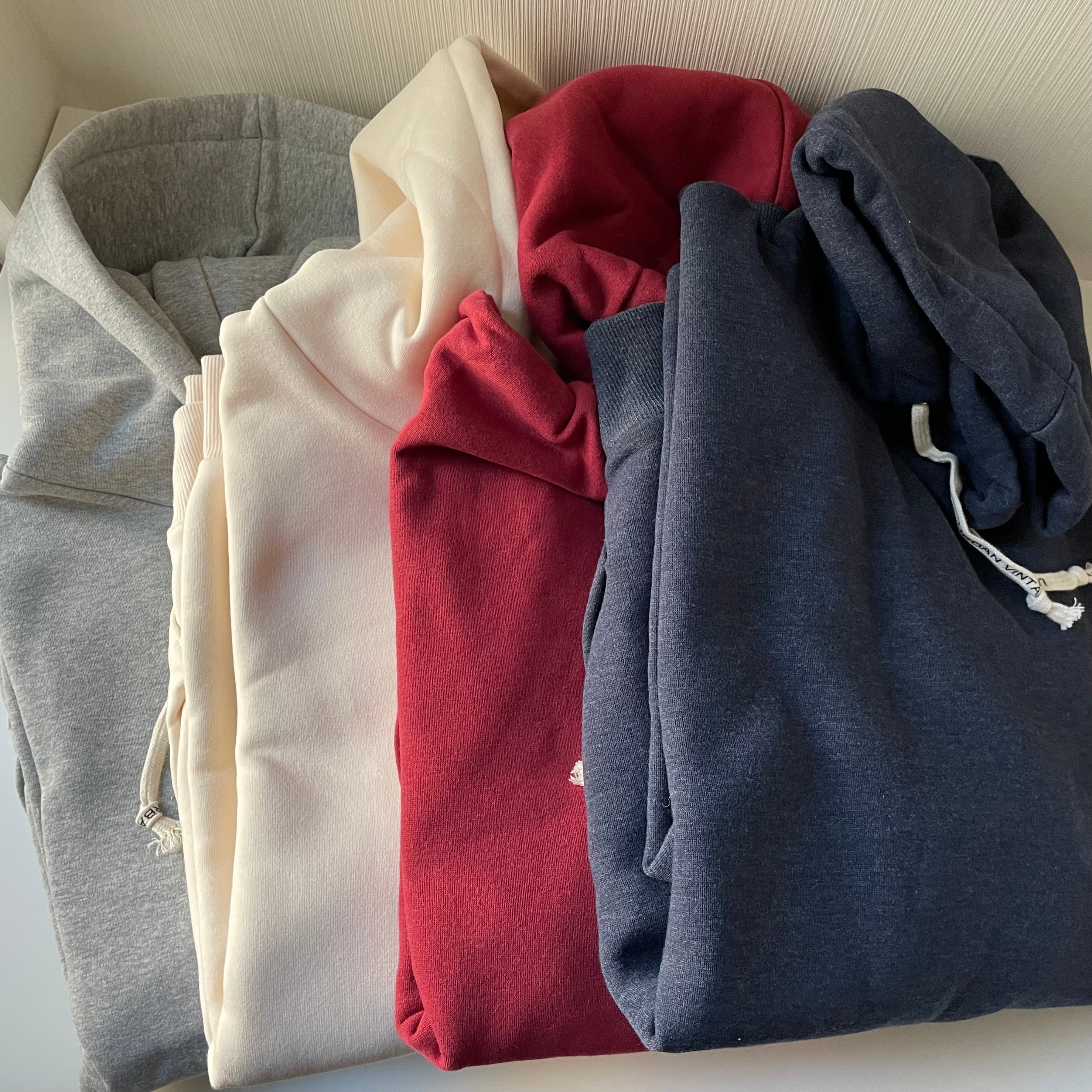 【即納】/(大人)simple Hood hoodie (裏起毛)