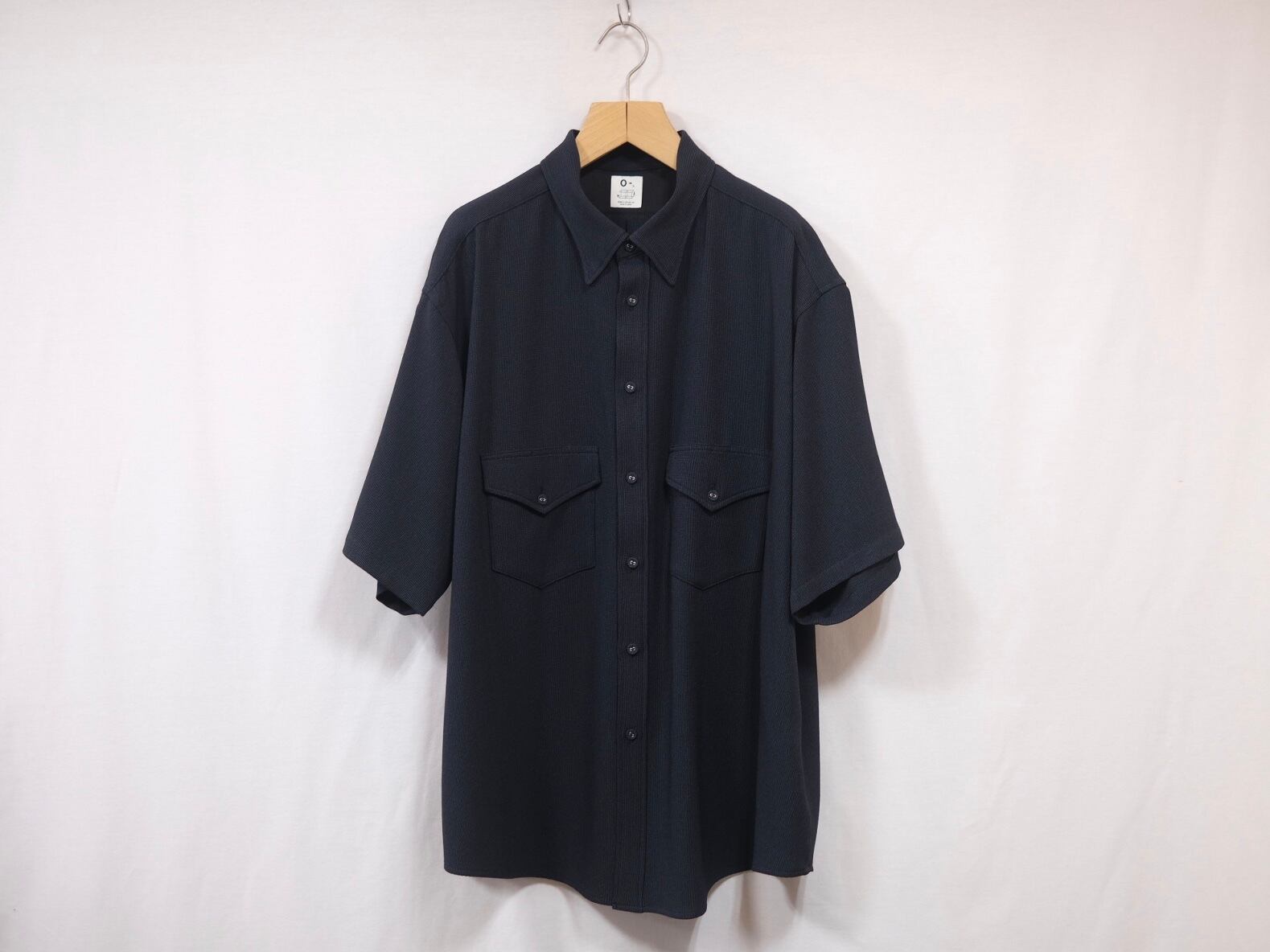O- レイチョウルイラボ　M.B.D. ELBOW SLEEVE SHIRTS O-“M.B.D ELBOW SLEEVE SHIRT NAVY” | Lapel online store
