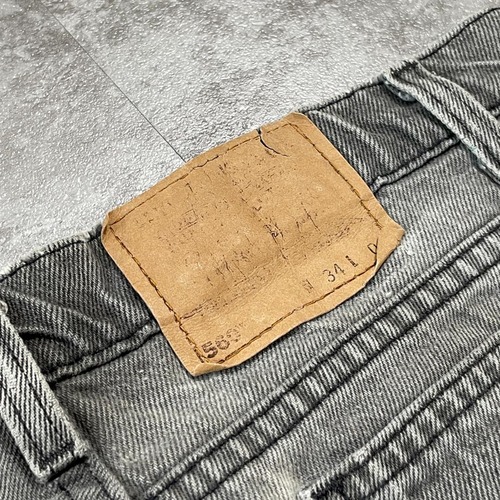 【W34 L0】 USA製 levi's ブラックリーバイス 560 ジョーツ 詳細写真3