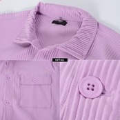 \SALE/◆プリーツ ビッグCPOジャケット◆ng-83121