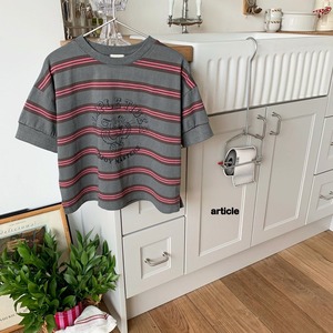 [article] Pig Tiger Striped Tee (JS/JM) / [아티클] 피그타이거단가라티 (JS/JM)