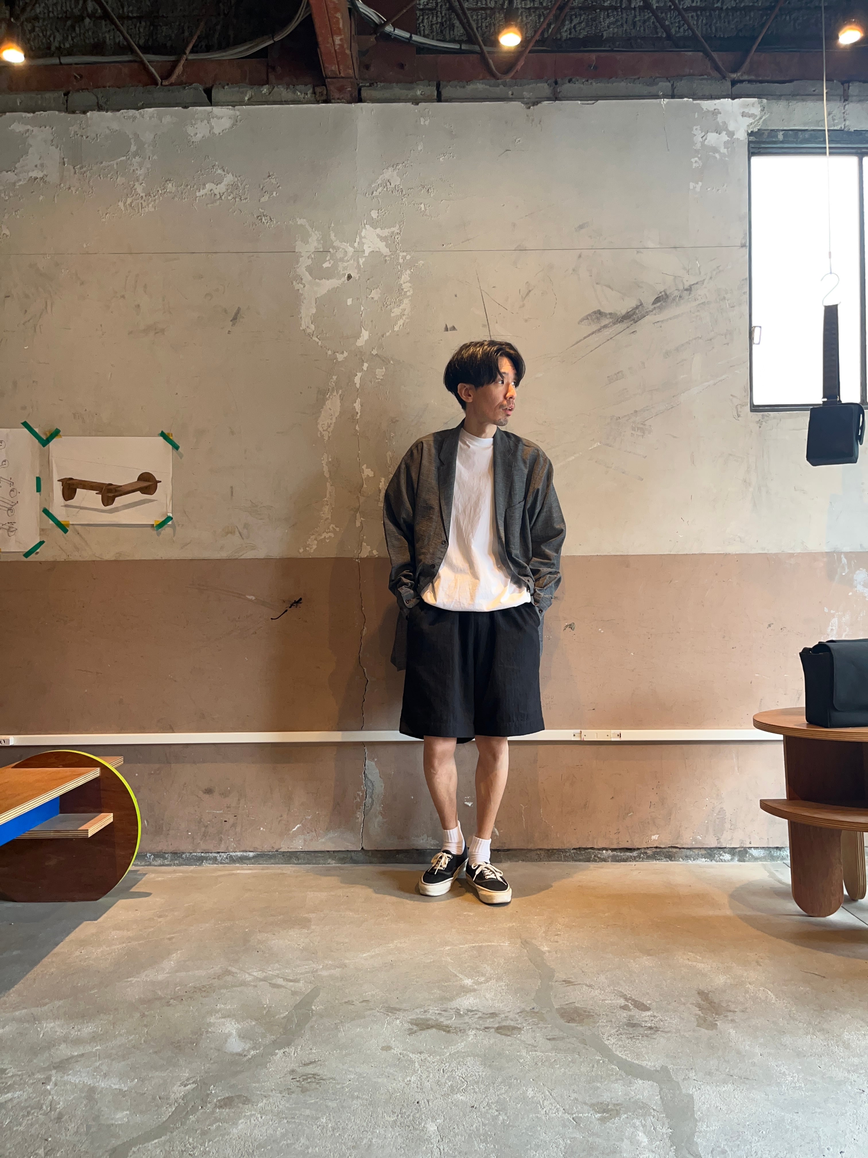 EASY JACKET/faded black【結-yui-】 | はなれ online store