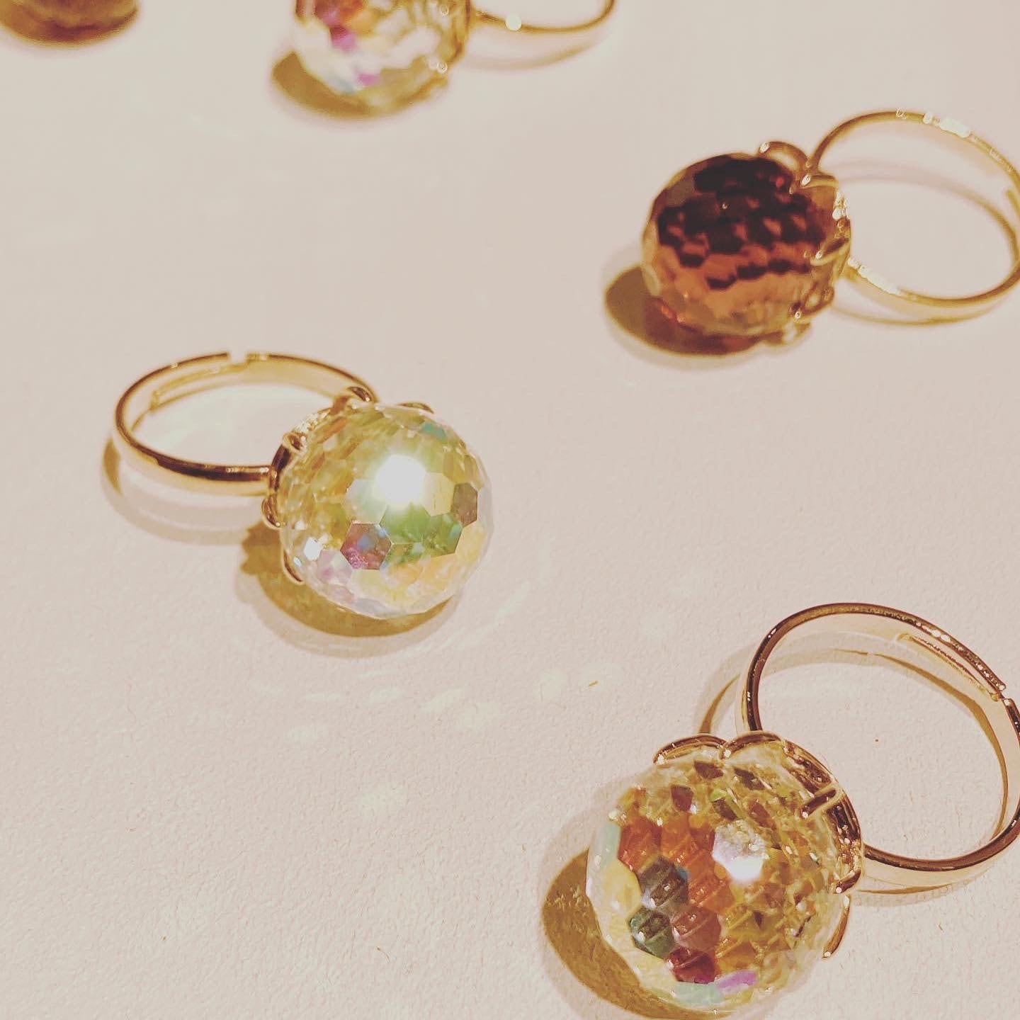 Millerball Ring （ミラーボールリング）EMU-025mbr-am アメジスト