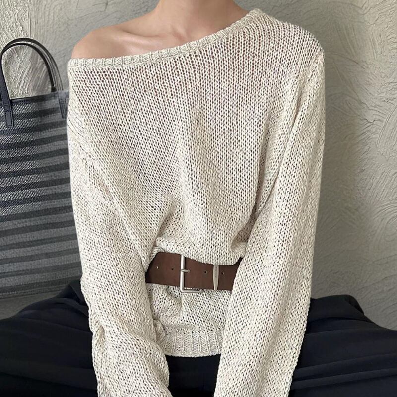 ルーズライトニットカットソー R01221