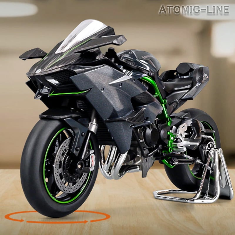 カワサキ H2R ニンジャ 1/9 ミニカー ライト点灯 エンジンサウンド
