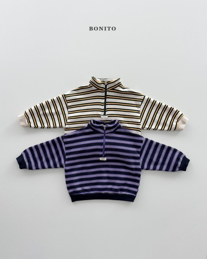 【予約】Joy Stripe Half-Zip
